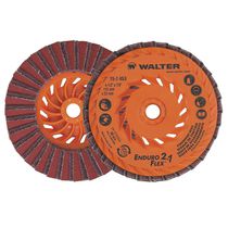 Aluminum abrasive disc / for finishing /...