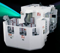 3-axis CNC horizontal machining center with integrated pallet changer 508 x 508 x 508 mm | EC-400PP Haas Automation