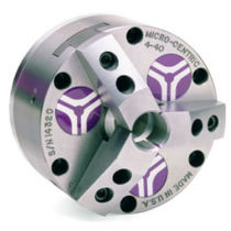 3-jaw pneumatic lathe power chuck  Microcentric