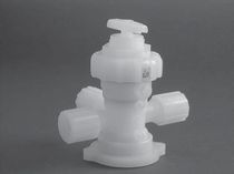 3-way diaphragm valve for high purity applications 1/2" - 3/4", 80 psig | MV-11 series Partek Division