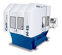 4-axis CNC horizontal machining center 610 x 635 x 457 mm | H-15S CELLCON