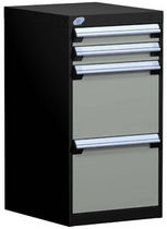 4 drawer cabinet 18" x 21" x 34", 100 lb | L3ABD-3407 Rousseau Metal