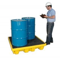 4 drum spill pallet SpillPallet P4 Nestable Breg International