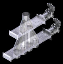 4-way diverter valve 2" - 8" | D series Lorenz Conveying Products