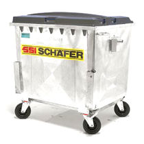 4 wheel metal waste disposal container 770 - 1 100 l | Modultainer&reg; SSI SCH&Auml;FER