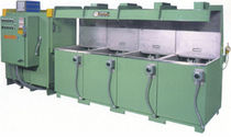 5 stage agitation solvent parts cleaning machine with dryer (immersion)   Magnus Equipment / Power Sonics