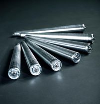 Slip-on conveyor roller / steel / conical...