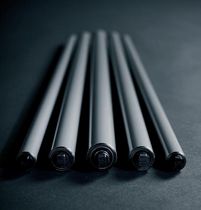 Slip-on conveyor roller / steel / for heavy...