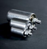 Slip-on conveyor roller / steel / cantilever