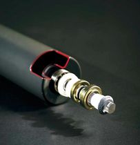 Slip-on conveyor roller / steel / for bulk...