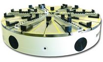 6-jaw electro-permanent radial magnetic chuck &oslash; 1 000 mm SAV Spann- Automations- Normteiletechnik GmbH