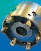 6-jaw lathe power chuck with closed center  Stiefelmayer