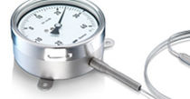 Dial thermometer / gas expansion with capillary / compact