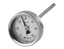 Dial thermometer / bimetallic / insertion / for the food industry