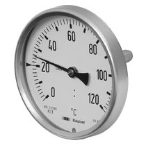 Dial thermometer / bimetallic / insertion