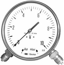Dial pressure gauge / process