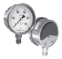 Pressure gauge / Bourdon tube / dial / process / stainless steel