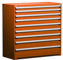 9 drawer cabinet 60" x 27" x 60", 400 lb | R5AKG-5803 Rousseau Metal