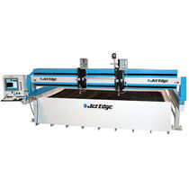 abrasive water-jet cutting machine 1500 mm x 1500 mm (5'x5') - 6400 mm x 6400 mm (21'x13') JET EDGE