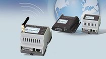 alarm and event notification and remote management via SMS GSM/GPRS, Email, SMS HMS Industrial Networks