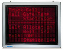 alphanumeric large size display 50 - 120 mm, IP 65 | GS2 Series WOHRLE