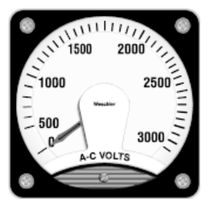 analog AC voltmeter 1 - 800 V | K241 - K261 series   Weschler Instruments