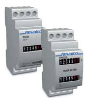 analog hour meter: DIN-rail mounted max. 99 999.99 h | 1RH series Revalco
