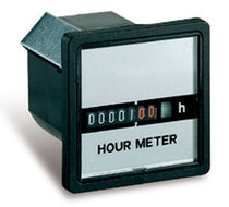 analog hour meter: panel mount  PERRY ELECTRIC