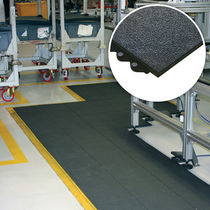 anti-fatigue rubber mat 16 mm | Solid Fatigue-Step COBA Plastics Ltd