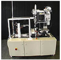 automatic barcode label printer-applicator Lupo VPA-36 woelco