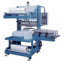 automatic counting and sleeve wrapping machine (with heat shrink film) SBM 8040 CA American Packaging & Plant Equipment