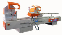 automatic double-head miter cut-off saw for PVC profiles and glass beads &Oslash; 2 x 450 mm | WOLF07    Wolftech Machine PVC ALU WOOD technologies