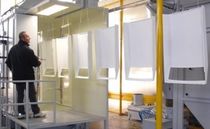 automatic powder coating booth  Euroimpianti