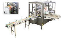 automatic top load case packer (hot melt glue, adhesive tape)  Eagle
