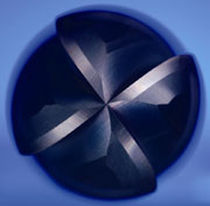 ball nose end mill &oslash; 1 - 12 mm | VF4MB series MITSUBISHI MATERIALS