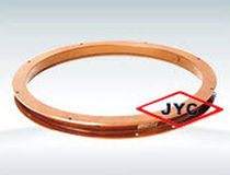 ball slewing ring with flange ring   LUOYANG JINYUAN OUTSIZE BEARING CO.,LTD.