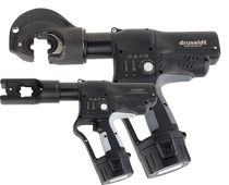 battery-operated pipe crimping and cutting tool 10 - 300 mm&sup2;  Druseidt