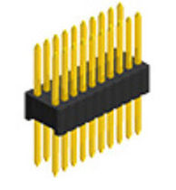 board-to-board SMT connector 1.27 x 2.54 mm GradConn