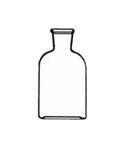 borosilicate glass reagent bottle 50 - 1 000 ml | RBN series Hamilton Laboratory Glass Ltd