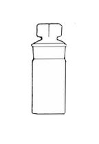 borosilicate glass weighing bottle max. &oslash; 100 x 50 mm | BW50 series Hamilton Laboratory Glass Ltd