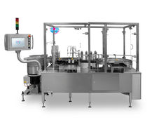 bottle filler and capper for liquids (pharmaceutical products)  Rota Verpackungstechnik