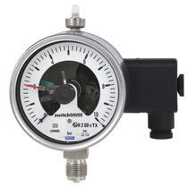 Bourdon tube pressure gauge with alarm contact max. 1 600 bar | PGS23.1x0 WIKA Alexander Wiegand