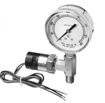 Bourdon tube pressure gauge with alarm contact 1/4", 4 000 psig | 4285-9B Rego Europe