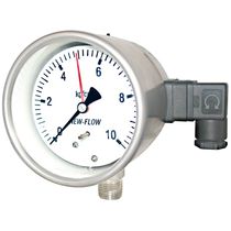 Bourdon tube pressure gauge with alarm contact DN 100 | PIS5000    Golden Mountain Enterprise