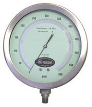 Bourdon tube test pressure gauge PL series Reotemp Instruments