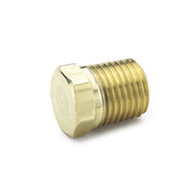brass male end cap 1/8 - 3/4", 1 000 psi Nycoil