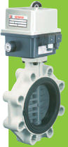 butterfly valve with electric actuator DN 40 - 300, max. 16 bar | FK/CE series FIP - Formatura Iniezione Polimeri