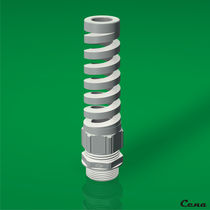 cable gland with spiral flex protector  CENA Kunststoff GmbH