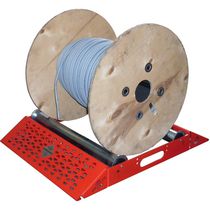 cable reel unwinder with rollers max. 140 kg, &oslash; 150 - 700 mm MECCANICA NICOLETTI