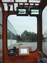 camera vision system for side loader forklift truck  Orlaco Products BV